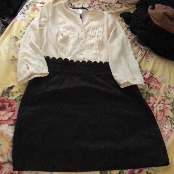 Kensie Dresses & Skirts - kensie dress m black ivory